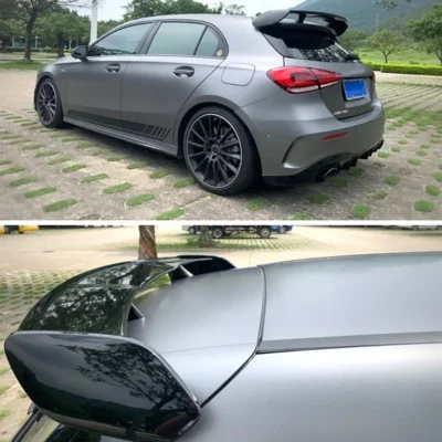 Rear Roof Lip Spoiler for Mercedes Benz A-Class W176 2013-2018 Hatchback Diffuser AMG A160 A180 A200 A250 A45 5-Door Roof Wing - immagine 2