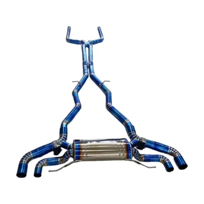 Titanium Alloy Exhaust System For BMW M5 F90 With Muffler Valves Auto Tuning Exhausted System Pipes - immagine 2