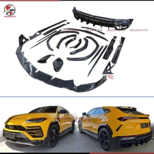 For Lamborghini URUS Carbon Fiber Bumper Front Lip Rear Diffuser Side Skirts MSY Style Engine Cover Tail Wing Premium Modify