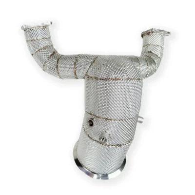 Suitable for 2020-2024 Audi S4/S5 B9 models' three-way catalytic downpipes (OPF version). - immagine 2