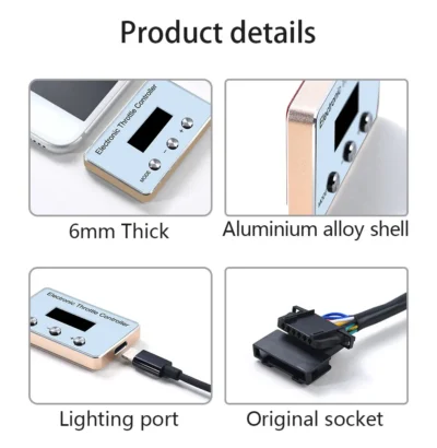 Throttle Controller Sprint Booster Chip Tuning Fuel Pedal Electronic Commander 9 Drive Modes Racing for VW TIGUAN 2007+ - immagine 2
