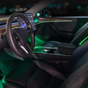 New Products Car Interior Accessories Laser etched Led light Ambient Light For Tesla Model 3/Y Ambient Lighting Kit