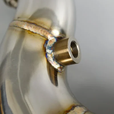 Jagrow Auto Parts Customized Exhaust Downpipe For Porsche V6 2.9T With Fake Shell Catalytic - immagine 3