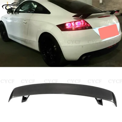 For Audi A5 A6 A7 S7 RS7 TT real carbon fiber car trunk spoiler diffuser car rear wing rear wing car accessories - immagine 4