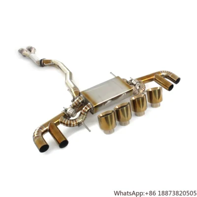 Titanium Exhaust for Nissan GTR R35 3.8T V6 Y-Pipe & Muffler Catback Valved Exhaust Car Accessories