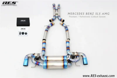 High Performance Custom Car Exhaust For Mercedes-Benz SLS AMG C197 6.2 M159 Performance Titanium Pipe System For SLS AMG 6.2L - immagine 6