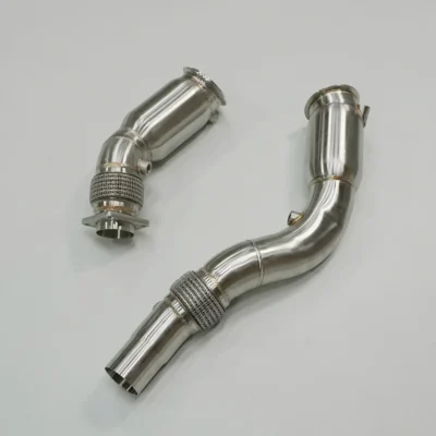 2014-2019 for BMW F82 M4 S55 Exhaust Three-Way Catalytic Converter Downpipe 304 Stainless Steel New Condition - immagine 3