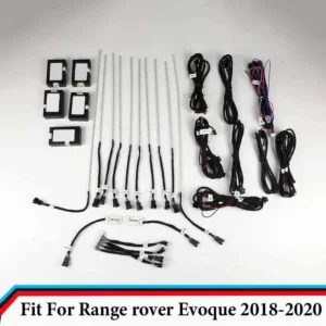Atmosphere Lamp Suitable for Range Rover Evoque 2018-2020 10 Colors Inter Door Ambient Light Car LCD Panel Screen Control